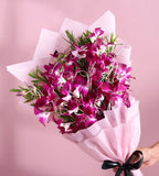 Bellina Purple Orchid Bouquet