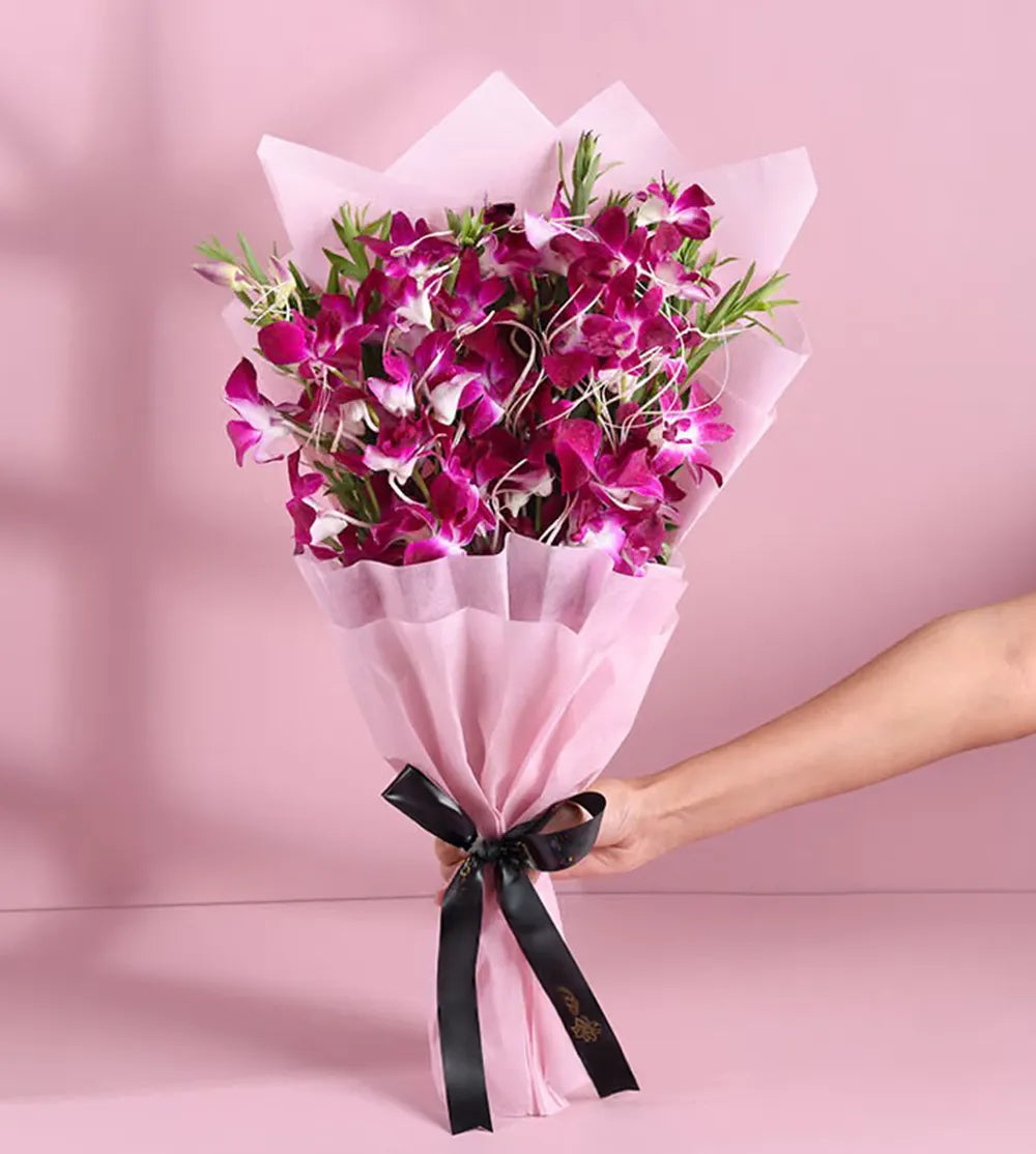 Bellina Purple Orchid Bouquet